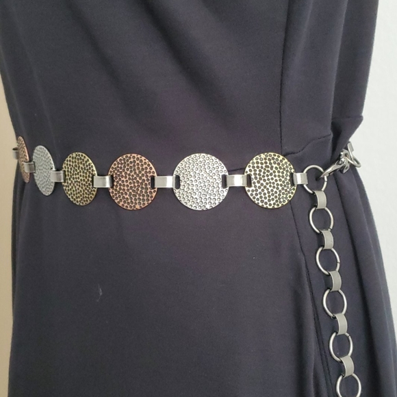 Tri-Color Metal Belt - Picture 2 of 3